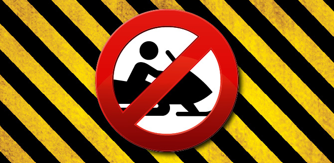 Keep Off Sign